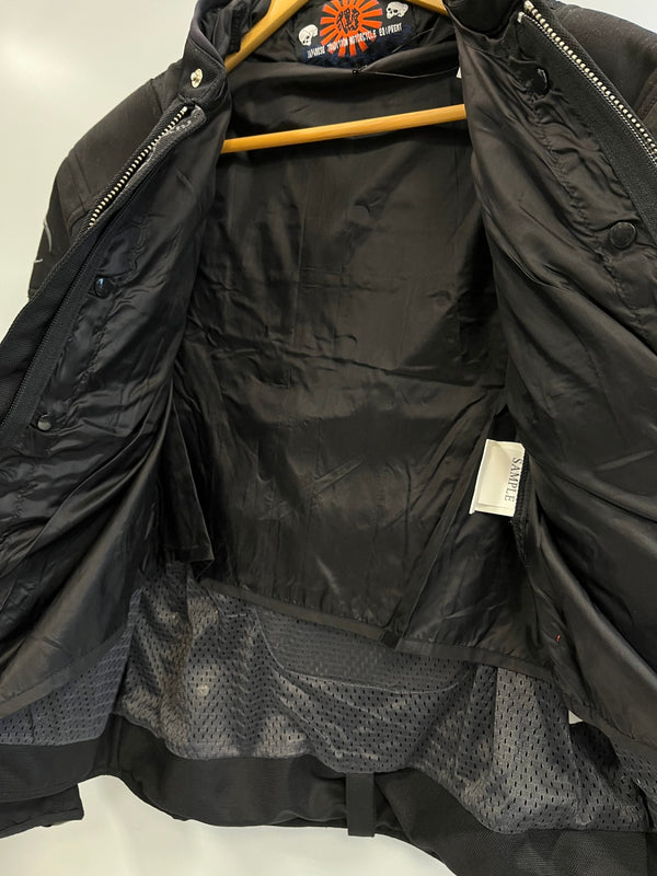 ニコクドウ 弐黒堂 ライドジャケット 刺繍 バイカー バイク ジャケット ブラック Lサイズ 101MT-5393