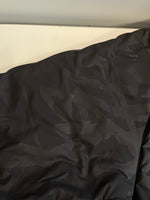 ステューシー STUSSY ロゴ総柄 無地 リバーシブル パフジャケット 中綿ジャケット 黒 ジャケット ブラック Lサイズ 101MT-5411