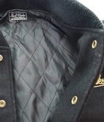 スカルワークス SKULL WORKS  CROWS WORST スカル刺繍 スタジャン ジャケット ブラック Lサイズ 103MT-3342各所汚れあり