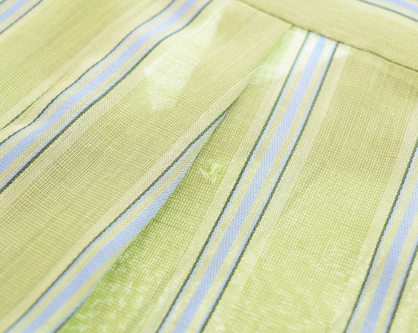 ヴィンテージ Vintage 70s TOWN CRAFT PENNYS 70's コットンポリ 半袖シャツ グリーン Lサイズ 103MT-2913