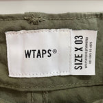 ダブルタップス W)taps CARGO 01 TROUSERS 182WVDT PTM03 カーゴパンツ グリーン 3サイズ 201MB-872