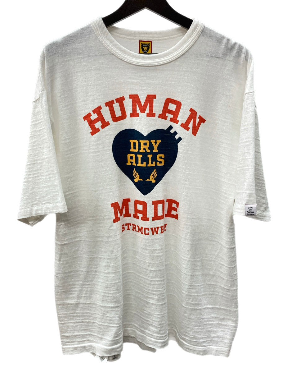 ヒューマンメイド HUMAN MADE 23SS GRAPHIC T-SHIRT #08 センター ハート ロゴ 白 2XL Tシャツ プリント  ホワイト 104MT-240 | 古着通販のドンドンサガール