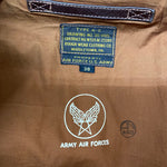 【曜日割引対象外】 リアルマッコイズ THE REAL McCOY’S TYPE A-2 フライトジャケット ROUGH WEAR TALON レザージャケット ブラウン 38サイズ 201MT-3258 VB