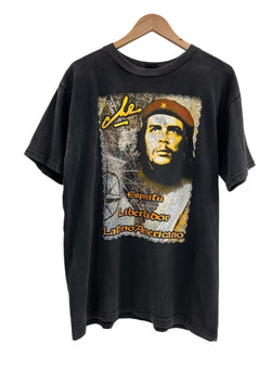 US US古着 チェ・ゲバラ  CHE GUEVARA プリントTシャツ 黒 Tシャツ ブラック 101MT-4845