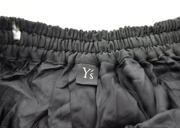 ワイズ   Y's  ワイド バルーンパンツ 黒 YD-P17-021 ボトムスその他 総柄 ブラック 1 103MB-76