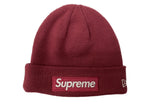 シュプリーム SUPREME BOX LOGO BEANIE ボックス ロゴ ビーニー New Era ニット帽 キャップ 帽子 バーガンディ 赤 帽子 メンズ帽子 ニット帽 ロゴ レッド 104H-64