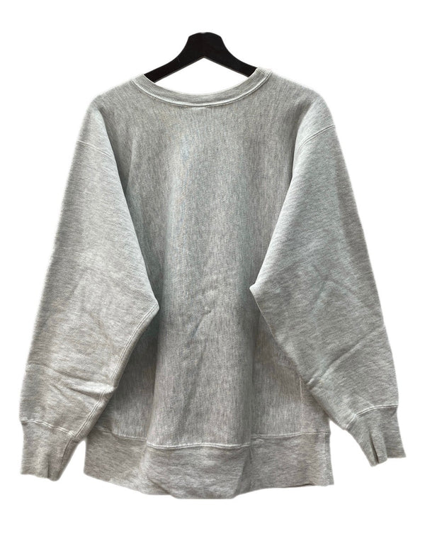 チャンピオン Champion 90s 90年代 刺繍タグ REVERSE WEAVE リバースウィーブ  USA製 WHEATON BASEBALL  灰色 スウェット プリント グレー XLサイズ 104MT-2279