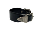 トーガ TOGA Double buckle bangle ダブル バックル バングル ウエスタン ブレスレッド 黒 銀 TZ31-AK922 メンズジュエリー バングル・ブレスレット 総柄 ブラック 104A-82