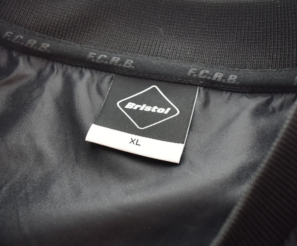 エフシーレアルブリストル F.C.Real Bristol 25SS PRACTICE PISTE ナイロン プルオーバー ピステ FCRB-250010 ジャケット ブラック LLサイズ 103MT-2276