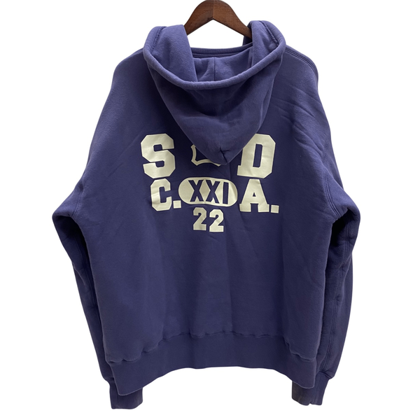 スタンダードカリフォルニア STANDARD CALIFORNIA SD Logo After Hood スウェット 後付パーカー パーカ ネイビー XLサイズ 201MT-4359