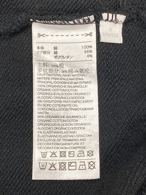 ワイスリー Y-3 GFX GRAPHIC LOGO HOODIE グラフィック ロゴ フーディ パーカー スウェット 黒 パーカ ワンポイント ブラック Sサイズ 104MT-1119