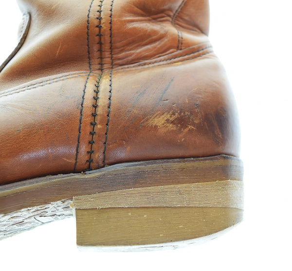 レッドウィング RED WING PECOS  ペコス ウエスタン BOOTS ブーツ 90's 90年代 羽タグ メンズ靴 ブーツ ワーク ブラウン 7 103S-1240