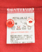ピンクハウス PINK HOUSE ローンフリルブラウス 7分袖 P014LUAL42 B 半袖カットソー レッド Lサイズ 103LT-134