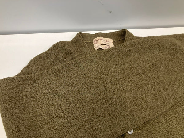 ヴィンテージ vintage 50's～60's 50～60年代 TOWNE AND KING アルパカ ニット カーディガン 44 カーディガン カーキ 101MT-5023