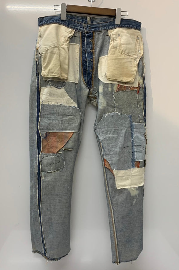 【曜日割引対象外】 リーバイス Levi's 70's 66前期 501 W34 ボタン裏 6 USA製 デニム ブルー 201MB-765 VB