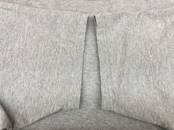 エンノイ ENNOY 23SS クルーネック 半袖 カットソー コットン COTTON 綿 MADE IN JAPAN 日本製 ラバーロゴ GRAY 灰色 SS23BRENCT01NTL Tシャツ ワンポイント グレー Lサイズ 104MT-1751