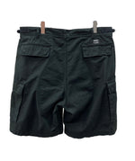 シュプリーム SUPREME Cargo Short カーゴ ショーツ ミリタリー ボタンフライ 黒 無地 ハーフパンツ ブラック サイズ 36 104MB-306