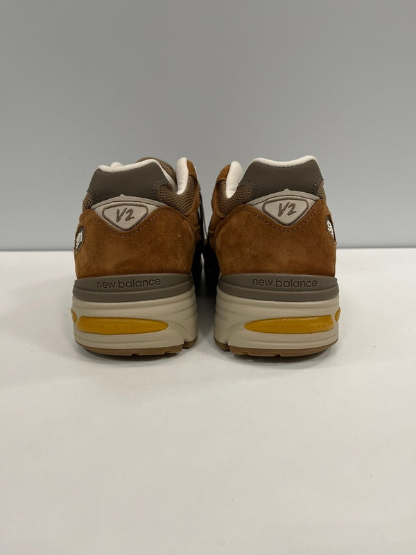 ニューバランス new balance Made in UK 991v2 Iconic Influences キャラメルカフェ スウェード 茶 U991GB2 メンズ靴 スニーカー ブラウン US9 101sh-2293