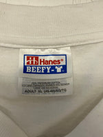 ヴィンテージ vintage 90年代 90's Hanes Apple "Mac OS8.5" Sherlock アップル マック シャーロック プリント XL Tシャツ ホワイト LLサイズ 101MT-3829