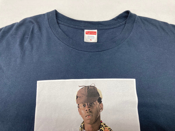 シュプリーム SUPREME Tyler The Creator Tee タイラー ザ クリエイター Tシャツ 紺 Tシャツ プリント ネイビー XLサイズ 104MT-1537