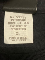 ハーレーダビッドソン Harley-Davidson cafe NEW YORK 90's 90年代 オフィシャル made in USA アメリカ製 vintage ヴィンテージ モーターサイクル バイク cv XL Tシャツ ブラック LLサイズ 101MT-3880
