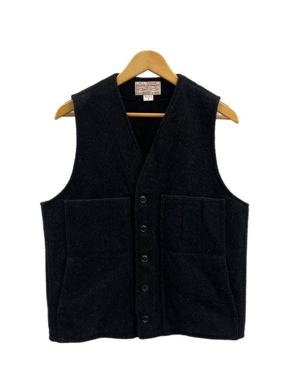 フィルソン FILSON MACKINAW WOOL VEST マッキノーウールベスト USA製 レイヤードベスト 黒 8049-45-70006 ベスト ブラック Mサイズ 101MT-5104
