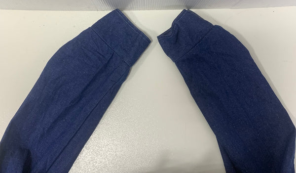 【曜日割引対象外】 ヴィンテージ vintage エストニア製 デニムカバーオール 長袖シャツ ブルー 201MT-3532 VB