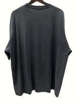 バレンシアガ BALENCIAGA BB Logo T-shirt ロゴ Tシャツ Washed Black ウォッシュド ブラック 黒 612966 TMVG7 9034 XL Tシャツ 刺繍 ブラック 104MT-218