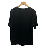 エムエムシックス MM6 Maison Margiela メゾンマルジェラ ナンバーロゴ カレンダーロゴ ダメージ加工 S62GD0156 Tシャツ ブラック Mサイズ 101LT-104