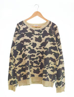 ア ベイシング エイプ A BATHING APE 90s 90's 初期タグ 1st CAMO スウェット ラグラン 猿迷彩 裏原 90年代 ヴィンテージ スウェット マルチカラー Mサイズ 103MT-2576