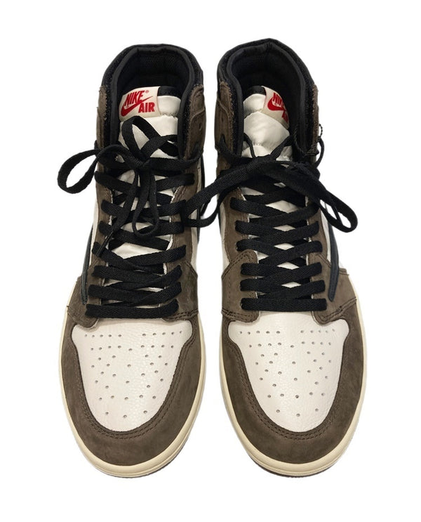 ジョーダン JORDAN NIKE AIR JORDAN 1 HIGH OG TS SP TRAVIS SCOTT ナイキ エアジョーダン ワン ハイ トラビススコット  CD4487-100 メンズ靴 スニーカー ブラウン 28.5cm 101sh-2106