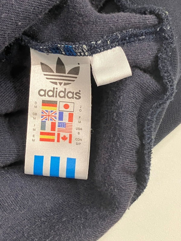 アディダス adidas 00’s Y2K ベロア トラックジャケット ジャージ 金刺繍 トレフォイルロゴ ジャージ パープル Sサイズ 101MT-5154