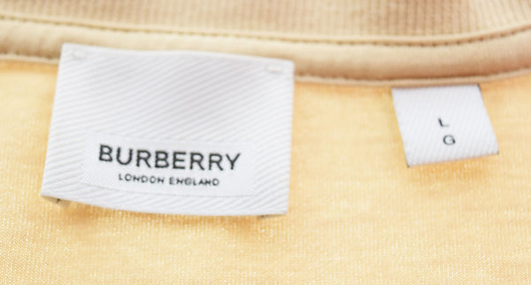バーバリー Burberry BURBERRY LONDON ENGLAND バーバリーロンドンイングランド 22SS MOTIF LOGO PRINT TEE ロゴ 8051401 Tシャツ ベージュ Lサイズ 103MT-3016