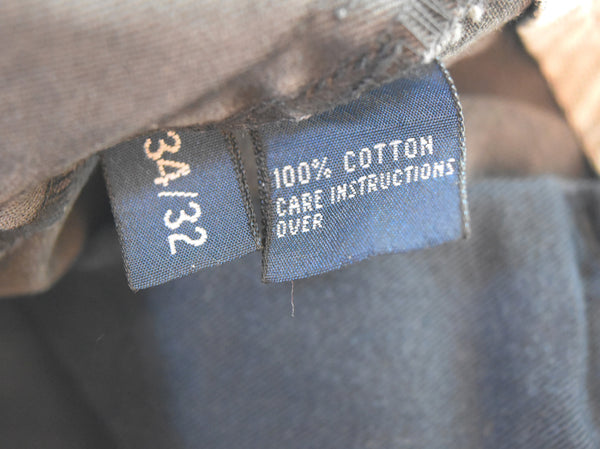 ラルフローレン RalphLauren ダメージ リペア 加工 ワークパンツ ボトムスその他 ブラック 34/32 103MB-654