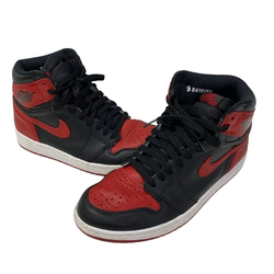 ナイキ NIKE AIR JORDAN 1 RETRO HIGH OG 555088-001 メンズ靴 スニーカー レッド 27.0cmサイズ 201-shoes1258