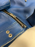 ルイスレザー Lewis Leathers サイクロン ヴィンテージターコイズ 青 ダブルライダース レザージャケット 38 ジャケット ブルー 101MT-5276