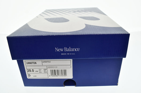 ニューバランス new balance  U990TD6 USA製 スニーカー ホワイトxパープル ランニングシューズ U990TD6 メンズ靴 スニーカー ホワイト 28cm 103S-1000