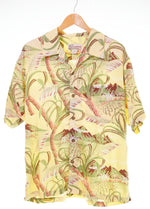 パタゴニア PATAGONIA pataloha パタロハ アロハシャツ サトウキビ柄 半袖シャツ 52539SP 半袖シャツ イエロー Mサイズ 103MT-2982