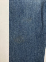 ダブルアールエル RRL 90s DENIM PANTS デニム パンツ ボタンフライ ジーパン ジーンズ USA製 Ralph Lauren インディゴ 青 ロゴ R001 デニム ブルー 30/32 104MB-231