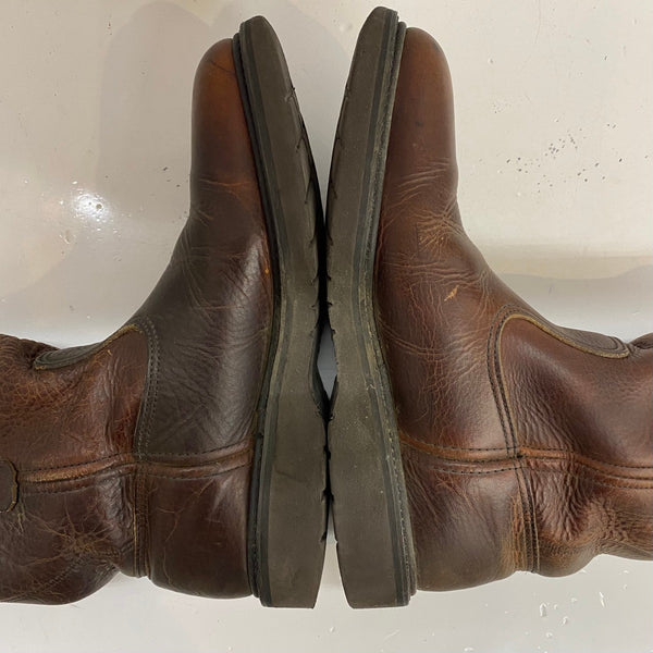 【曜日割引対象外】 レッドウィング RED WING 90's 95年製 8 1/2D USA製 1133 メンズ靴 ブーツ ペコスタイプ ブラウン 26.5cmサイズ 201-shoes1564 VB