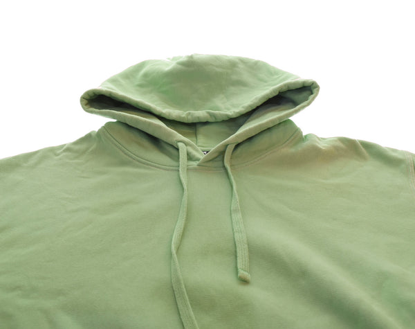 ステューシー STUSSY stitch label hoodie ステッチラベルフーディー パーカ グリーン LLサイズ 103MT-3421