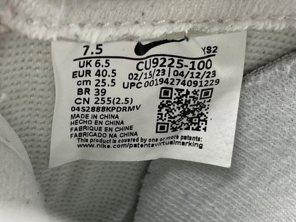 ナイキ NIKE 23年製 × SUPREME シュプリーム AIR FORCE 1 LOW エア フォース ロー AF1 シューズ 白 CU9225-100 メンズ靴 スニーカー ホワイト 25.5cm 104S-1040