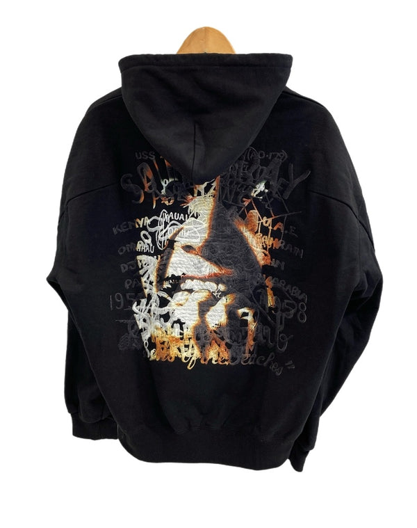 ダブレット doublet surprise! HORROR EMBROIDERY HOODIEホラーエンブロイダリーフーディ パーカー パーカ ブラック Sサイズ 101MT-3771