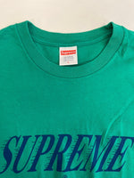 シュプリーム SUPREME 22AW Slap Shot Tee スラップショットTシャツ プリントロゴ 緑 Tシャツ グリーン Lサイズ 101MT-5043