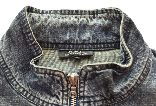 アーペーセー A.P.C. APC 90s' Denim single riders jacket シングルライダースジャケット 青 2 ジャケット ブルー 103MT-2665