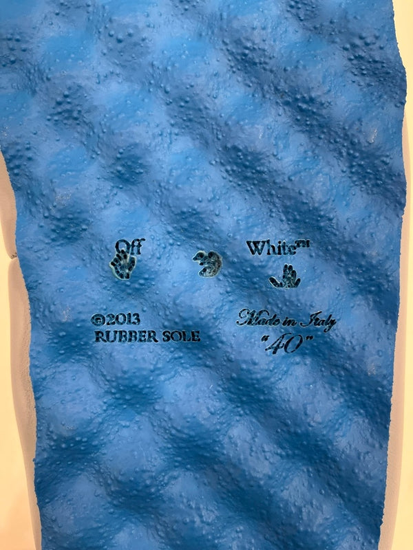 オフホワイト Off-White Meteor メテオ パデッドサンダル レザースライド メンズ靴 サンダル その他 グレー EU40 101sh-2152