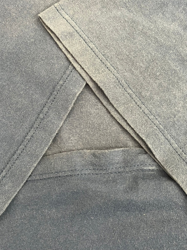 パタゴニア PATAGONIA 90's 90年代 Beneficial タグ クラシックカー 両面プリント  USA製 アメリカ製 青 vintage ヴィンテージ XL Tシャツ ブルー LLサイズ 101MT-4722