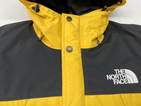 ザノースフェイス THE NORTH FACE Mountain Down Jacket マウンテン ダウン ジャケット PERTEX GORE-TEX 黄 ND91837 ジャケット ロゴ イエロー Lサイズ 104MT-1381