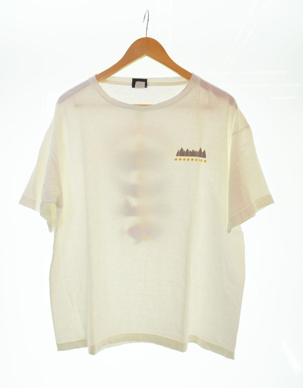 パタゴニア PATAGONIA 90s USA製 黒タグ 生態系 プリント 半袖Tシャツ 白 Tシャツ ホワイト Lサイズ 103MT-1893