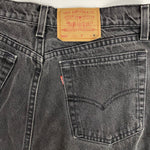 【曜日割引対象外】 リーバイス Levi's 90's 560 LOOSE FIT STRAIGHT LEG USA製 後染めブラック デニム ブラック Mサイズ 201MB-981 VB